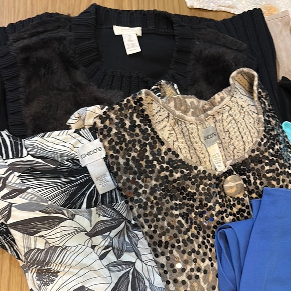 Chico's Tops - Chico’s 9 Item Bundle Tops/Pants Size 2